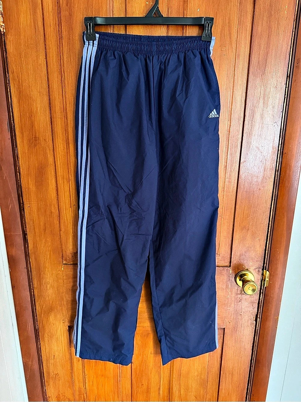 adidas Women's Blue Track Pants Size Medium Like New